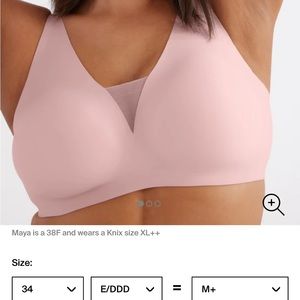 Knix shadow mesh bra M+